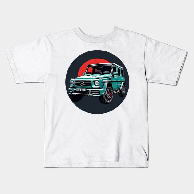 Mercedes G class Kids T-Shirt by Auto-apparel